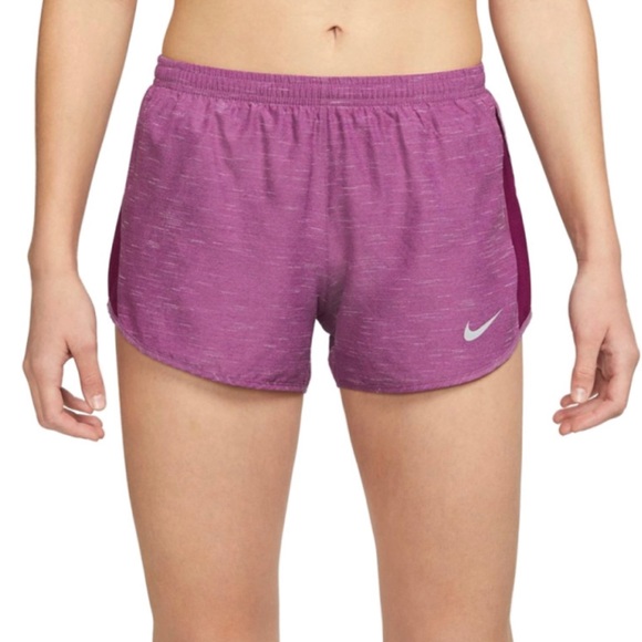 Nike DRI-FIT 10K Classic Women’s Running Shorts in Sangria/gray Size 2XL NWOT - Picture 1 of 6